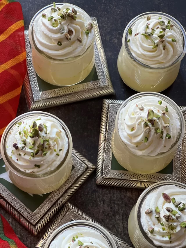 Rasmalai White Chocolate Mousse - In-Fused Living: The fusion veggie ...